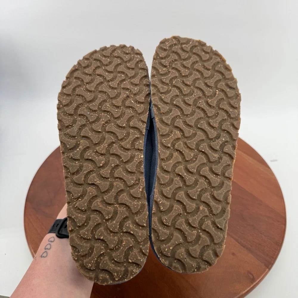 Birkenstock Utti Slip On Elemental Blue Suede Loafers 1027323 Men EU 43/US 10